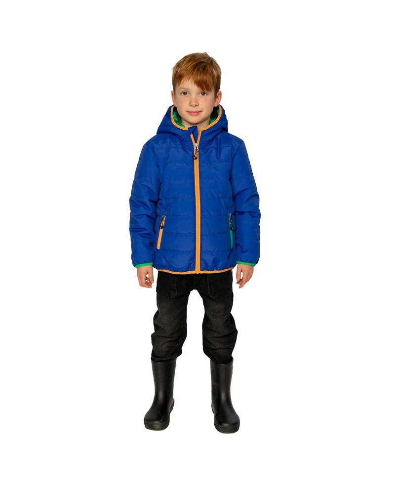 Deux par Deux Toddler Boy (2T - 5T) Quilted Mid-Season Jacket
