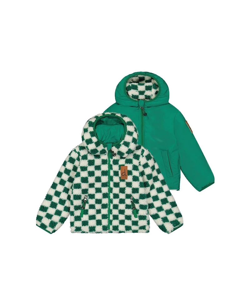 Deux par Little and Big Boy (6-14) Reversible Mid-Season Jacket
