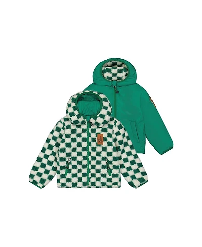 Deux par Little and Big Boy (6-14) Reversible Mid-Season Jacket