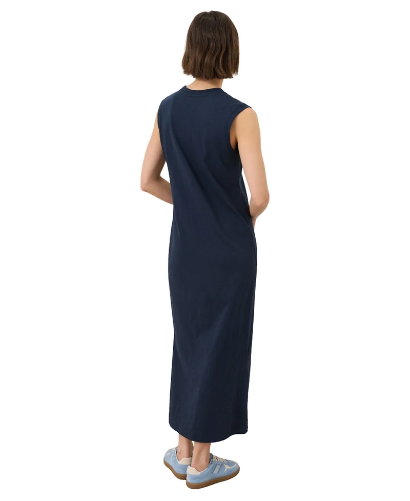 Pact Women's Cotton Soft-Slub Essential Easy Muscle Tee Maxi Dress