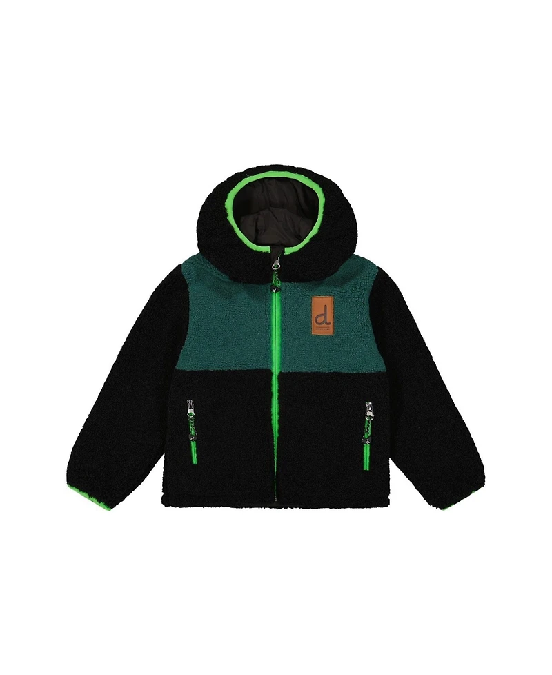 Deux par Deux Toddler Boy 2T - 5T Reversible Mid-Season Jacket
