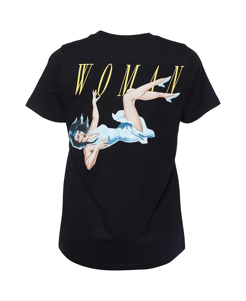 Pre-Owned Off-White Women's No Doubt Graphic Cotton T-Shirt