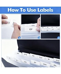 Danrong Expanding File Folders 13 Pockets Organizer Accordion Holder Elastic Buckles Closure A4 Paper Document Home School Office