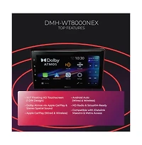 Pioneer 10.1" Digital Media Receiver with CarPlay and Split Screen - DMHWT8000