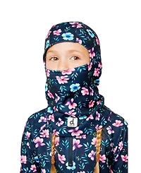 Deux par Deux Toddler Girl 2-4 Brushed Jersey Balaclava Floral Print