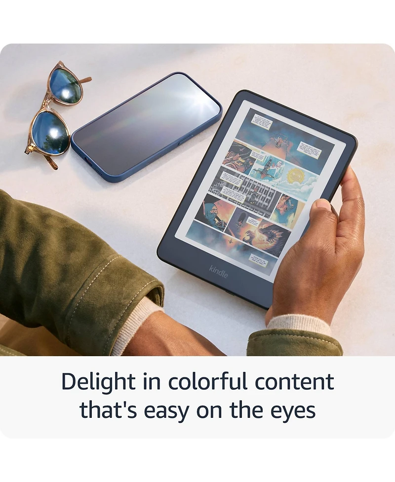 Amazon Kindle Colorsoft 7" 16GB Color Display Adjustable Warm Light E-Reader