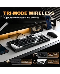 Lisen AL98 Wireless Mechanical Hot-Swappable Keyboard for Pc/Mac