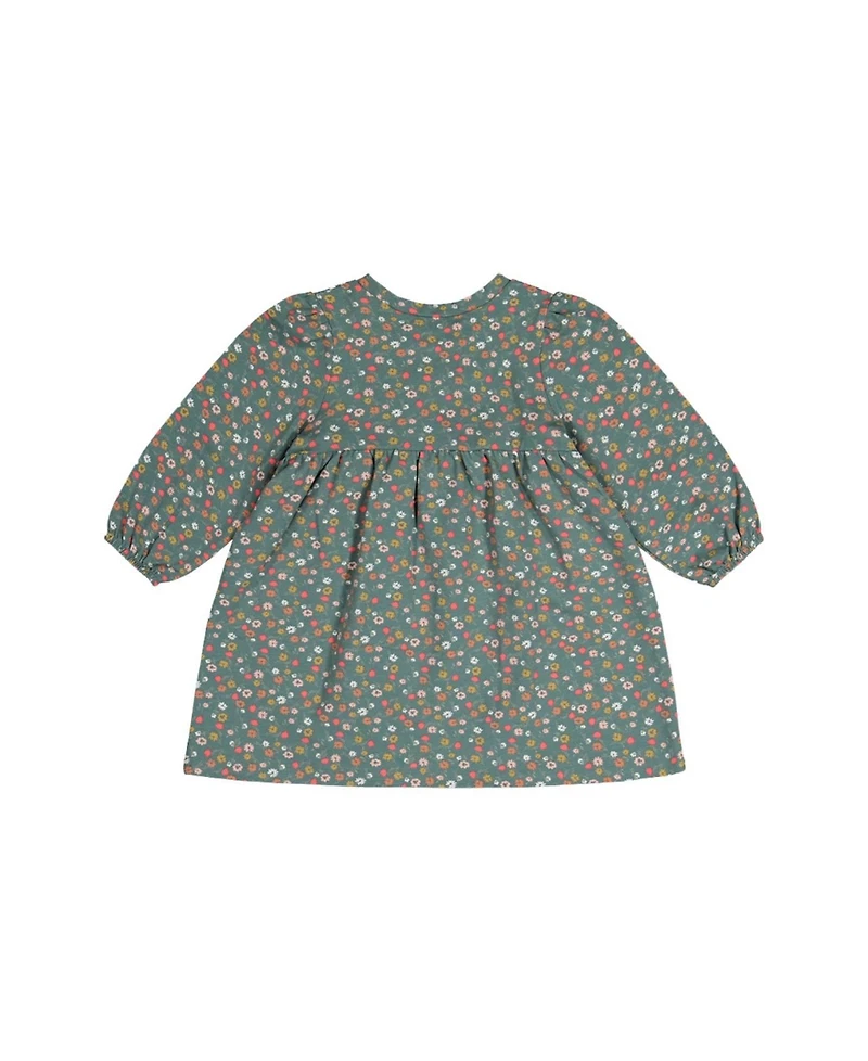 Deux par Deux Baby Girls ( 12 M to 24 M ) Cotton Printed Dress Floral Print