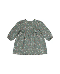 Deux par Deux Baby Girls ( 12 M to 24 M ) Cotton Printed Dress Floral Print