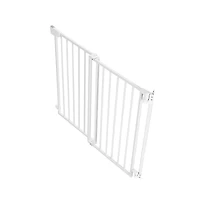 Ruie Drilling Mount Pet Gate for Stairs 30 in High and 28 to 43 in Wide