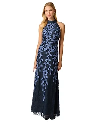 Adrianna Papell Women's Soutache Lace Ball Gown