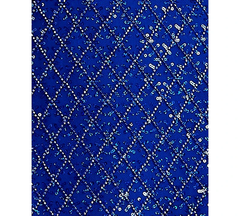 Alex & Sophia Juniors' Strappy Sequin Embellished V-Neck Short Dress