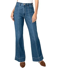 Liverpool Los Angeles Women's Relaxed High-Rise Seamed Bootcut Jeans