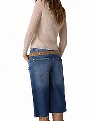 Guess Women's Audrey Sheer Lurex Long-Sleeve Cardigan