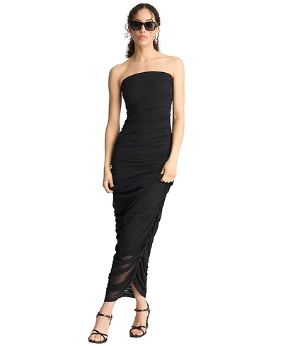 Kenneth Cole Women's Strapless Midi Dress