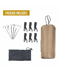 Piscifun Lightweight Waterproof Camping Tarp Anti Uv Portable Bushcraft Shelter