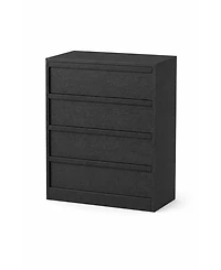 homfan 4-Drawer Dresser – 39.3" Tall Freestanding Storage Chest for Bedroom, Living Room and Hallway