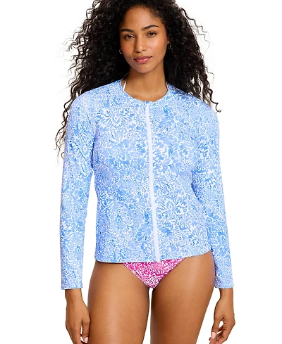 Tommy Bahama Women's Long-Sleeve Crewneck Rashguard