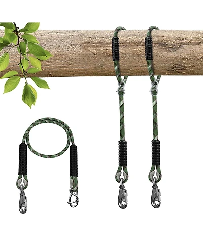 Piscifun Adjustable Heavy Duty Tree Swing Rope Kit For Outdoor Camping Playground