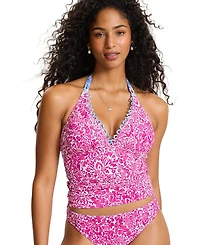 Tommy Bahama Women's Reversible V-Neck Tankini Top