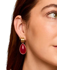 Petit Moments Hoop Tear Drop Earrings
