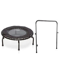 JumpSport 250 Fitness Rebounder Mini Trampoline and Handle Bar Accessory