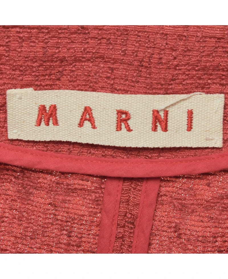 Pre-Owned Marni Women's Tweed Button Front Jacket