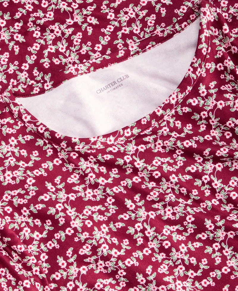 Charter Club Women's Long Sleeve Soft Knit Sleepshirt, Macy's Exclusive