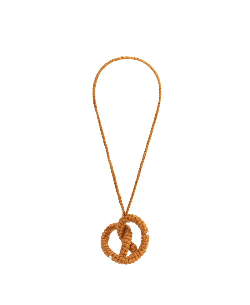 Melie Bianco Pretzel Crochet Bag Charm