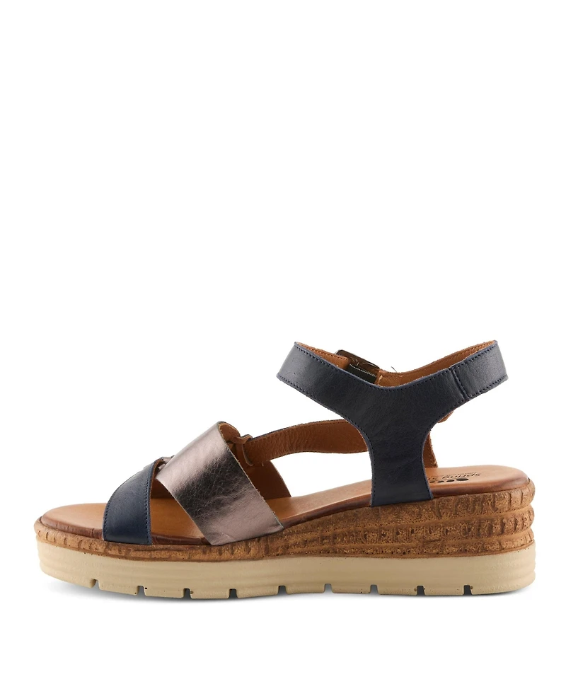 Spring Step Kirra Women's Wedge Sandal with Adjustable Strap