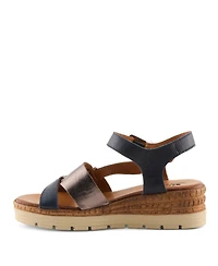 Spring Step Kirra Women's Wedge Sandal with Adjustable Strap