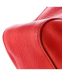 Pre-Owned Prada Medium Top Zip Shoulder Bag Vitello Daino
