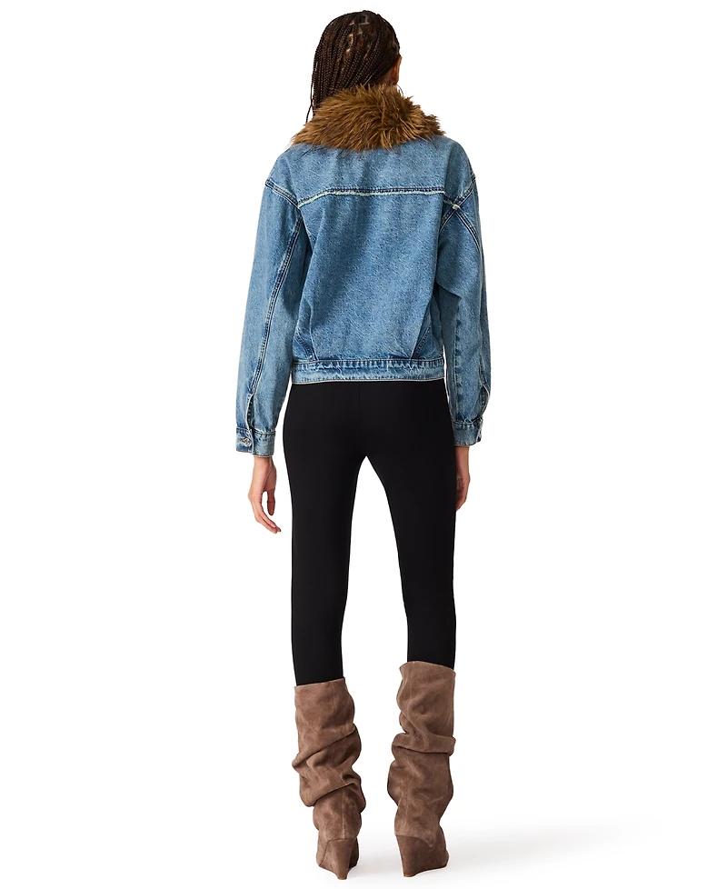 Steve Madden Women's Marky Button-Front Jacket
