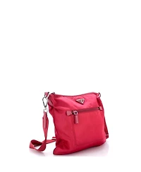 Pre-Owned Prada Medium Front Pocket Messenger Bag Tessuto