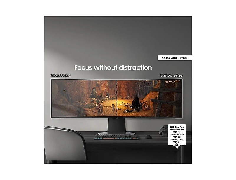 Samsung LS34DG856SNXZA 34" Oled Uwqhd 175Hz Ultrawide Curved Gaming Monitor