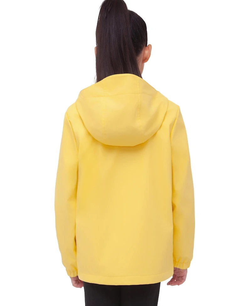 Rokka&Rolla Girls (4 - 18) Waterproof Rain Coat Rubberized Jacket
