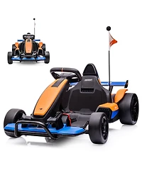 homfan 24V Kids Ride-On Car, Dual 120W Motors, High/Low Speed Modes, 54"L x 31"W x 22"H, 140 lb Capacity, Ages 6+