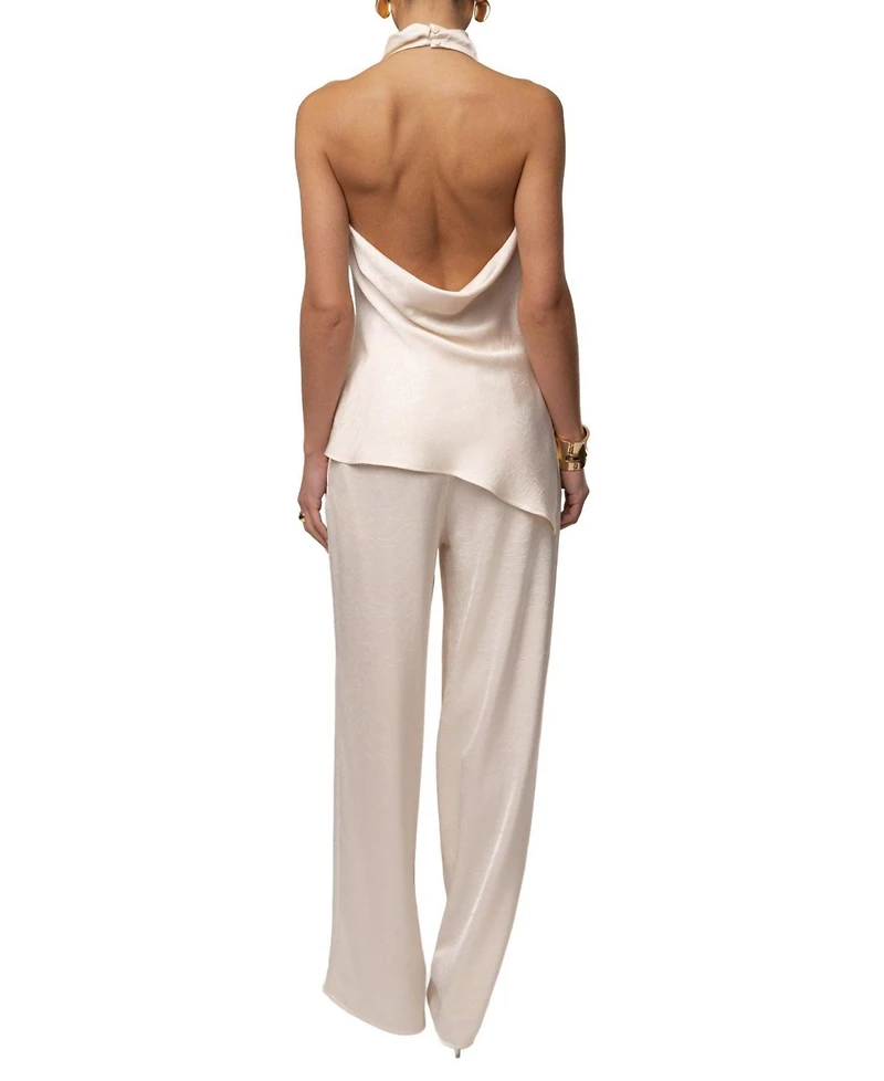 Jluxlabel Women's Draped Satin Pant Set