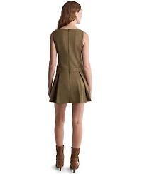 Bcbg Women's Suede Drop Waistband Mini Dress