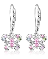 Chanteur Kids Butterfly Hypoallergenic Earrings for Girls with Leverbacks