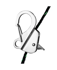 Sevorley Stainless Steel Boat Anchor Hook, Knotless Slide Anchor with Quick Release for 3/8 to 5/8 in Rope, Holds 3700 lb