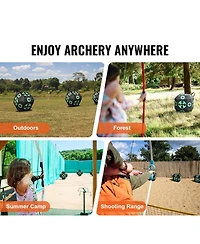 Sevorley Portable Archery Target, 15-Inch Self-Healing Xpe Foam Block with Carry Handle