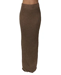 Jluxlabel Women's Resort Metallic Maxi Skirt
