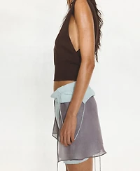 Mango Women's V-Neck Knitted Vest