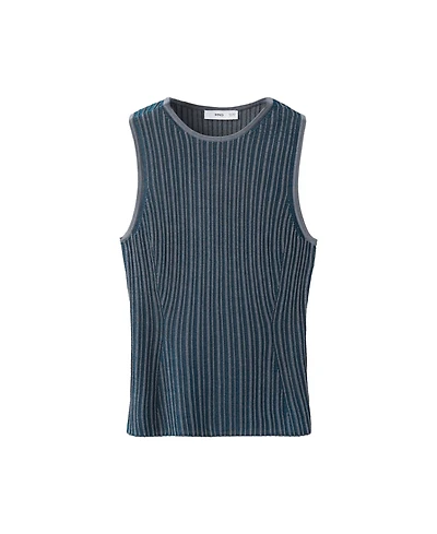 Mango Women's Ribbed Open-Back Top