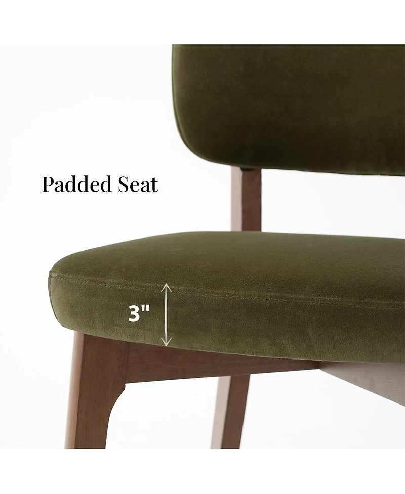 Maison Boucle Mid-Century Modern Dining Chairs Set of 4