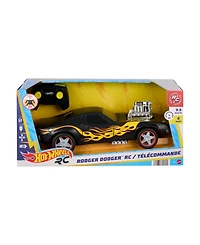 Hot Wheels Rc 1:16 Scale Rodger Dodger, Remote-Control Toy Car, Battery-Operated