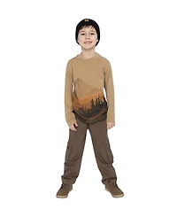 Deux par Deux Toddler Boys Long Sleeve Organic Cotton T-Shirt