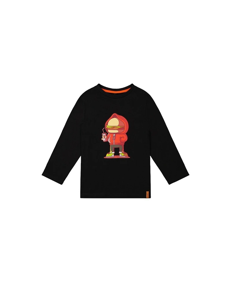 Deux par Toddler Boy 2T -5T Long Sleeve Organic Cotton T-Shirt