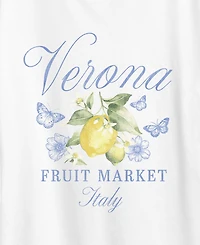 Hybrid Apparel Plus Short-Sleeve Graphic Verona Italy Lemons Tee